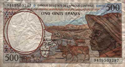 500F du Gabon 1994